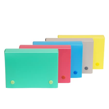 4 X 6 Index Card Case, Assorted Color May Vary Set Of 24 Index Card Cases, 24PK